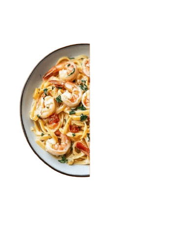 Shrimp pasta
